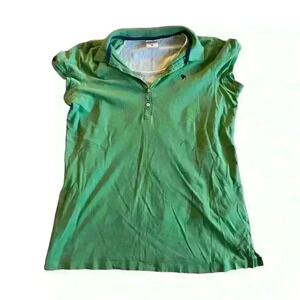Motherhood Maternity Green Polo Top